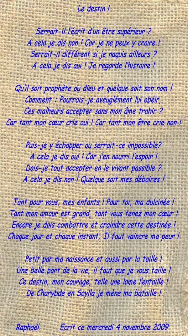 09-11-04 LE DESTIN !